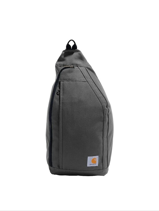 Carhartt Other - Carhartt Rain Defender Over The Shoulder Sling Bag Gray Canvas Backpack Travel